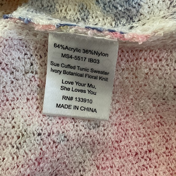 NWOT Show Me Your MuMU Cuffed Tunic Sweater - Picture 6 of 8